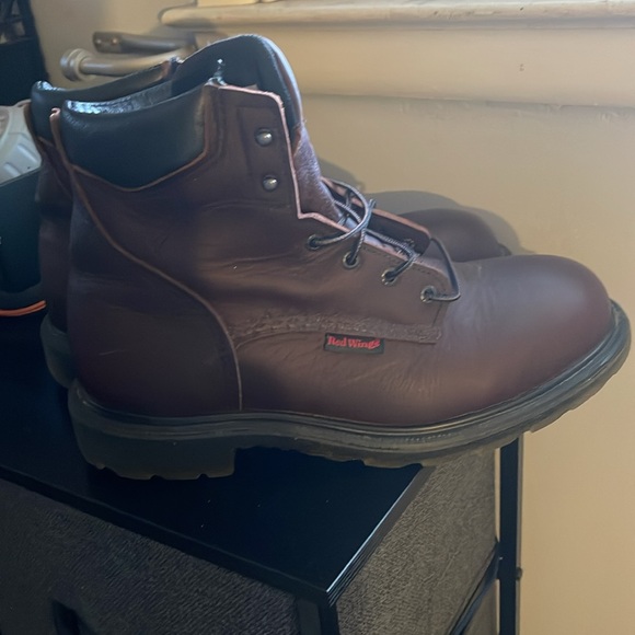 Red Wing Supersole 2.0 606 Men's 6'' Soft Toe Leather Work Boots Brown Size 12e2 - Picture 4 of 6